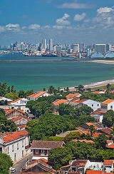 Recife vista de Olinda