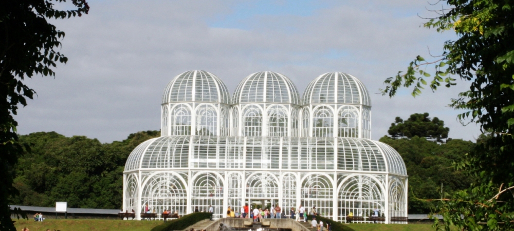 Palácio de Vidro no Jardim Botânico de Curitiba